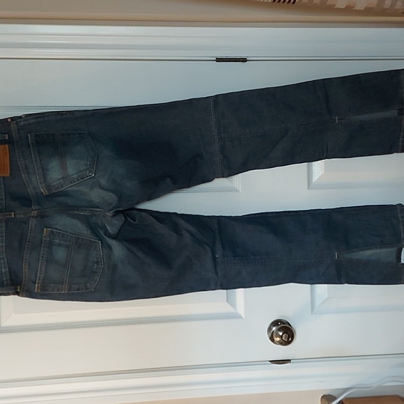 Vintage Polo Ralph Lauren Snap Front Jeans with Leg Slit.  Size 10. - Picture 5 of 8